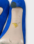 Prada Suede Platform Stiletto Heels - 4/37