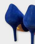 Prada Suede Platform Stiletto Heels - 4/37