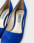 Prada Suede Platform Stiletto Heels - 4/37