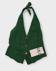 Zara Linen Waistcoat - XS