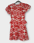 Pretty Little Thing Floral Embroidered Mini Dress - 6