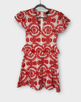 Pretty Little Thing Floral Embroidered Mini Dress - 6