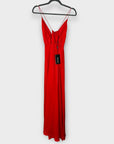 Pretty Little Thing Split Strappy Back Maxi Dress - 10