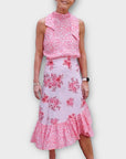 Primrose Park Silk Blend Floral Wrap Skirt - 12 (M)