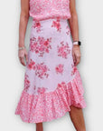 Primrose Park Silk Blend Floral Wrap Skirt - 12 (M)
