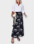 Pyrus Tiger Print Silk Nomi Maxi Skirt - 8/10 (S)