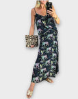 Pyrus Tiger Print Silk Nomi Maxi Skirt - 8/10 (S)