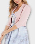 Quiz Shawl Collar Crop Jacket - 26