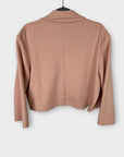 Quiz Shawl Collar Crop Jacket - 26
