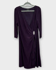 R&M Richards Embellished Wrap Dress - 12