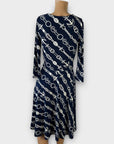 Ralph Lauren Nautical Faux-Wrap Dress - XS