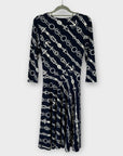 Ralph Lauren Nautical Faux-Wrap Dress - XS