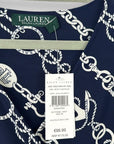 Ralph Lauren Nautical Faux-Wrap Dress - XS