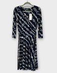 Ralph Lauren Nautical Faux-Wrap Dress - XS