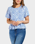 Rant & Rave Asha Heart Pattern Top - 16