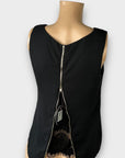 Rant & Rave Iris Zip Lace Back Top - 8