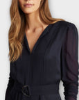 Reiss Addison Belted Shift Dress - 12