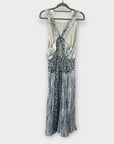 Reiss Alexandria Print Cut Out Midi Dress - 10