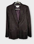 Reiss Cecile Animal Print Jacquard Blazer - 14