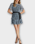 Reiss Dani Floral Printed Mini Dress - 8