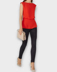 Reiss Draped Sleeveless Top - 10