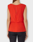 Reiss Draped Sleeveless Top - 10