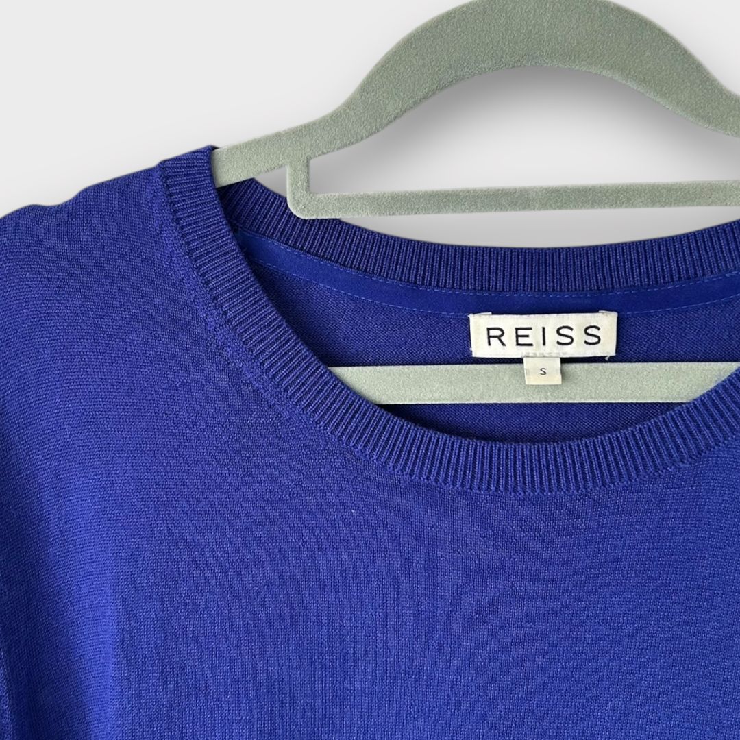 Reiss Edie Wool Fine Knit Jumper - 10 (S)