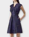 Reiss Evie Jacquard Dress - 10