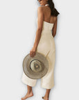 Reiss Giovanna Linen Halterneck Jumpsuit - 10/12