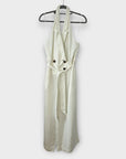 Reiss Giovanna Linen Halterneck Jumpsuit - 10/12