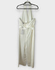 Reiss Giovanna Linen Halterneck Jumpsuit - 10/12
