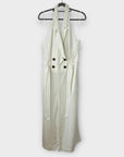 Reiss Giovanna Linen Halterneck Jumpsuit - 10/12