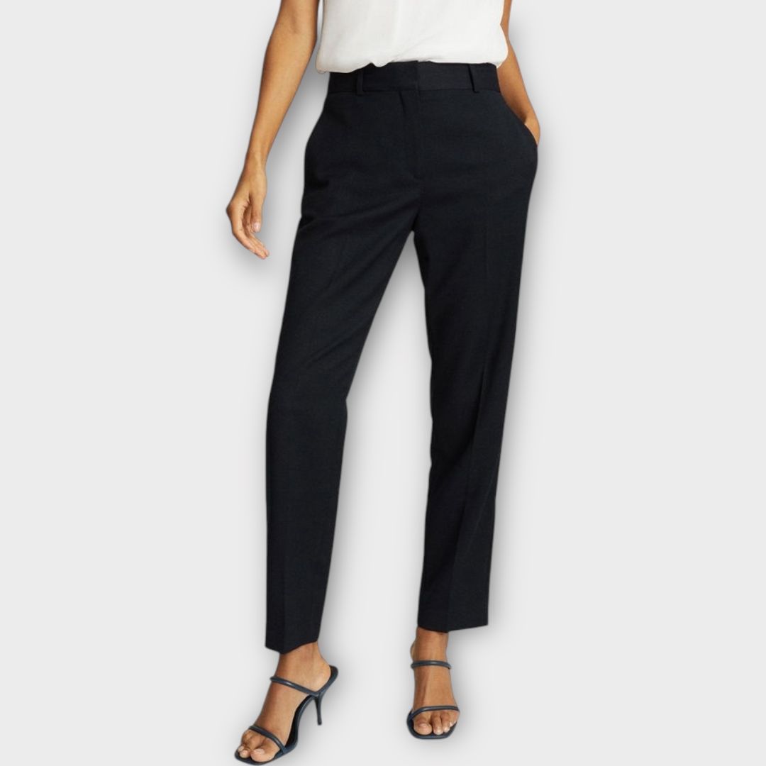 Reiss Hayes Slim Fit Tailored Wool Blend Trousers - 10
