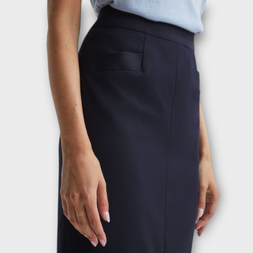 Reiss Hayes Wool Blend Pencil Skirt - 10