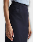 Reiss Hayes Wool Blend Pencil Skirt - 10