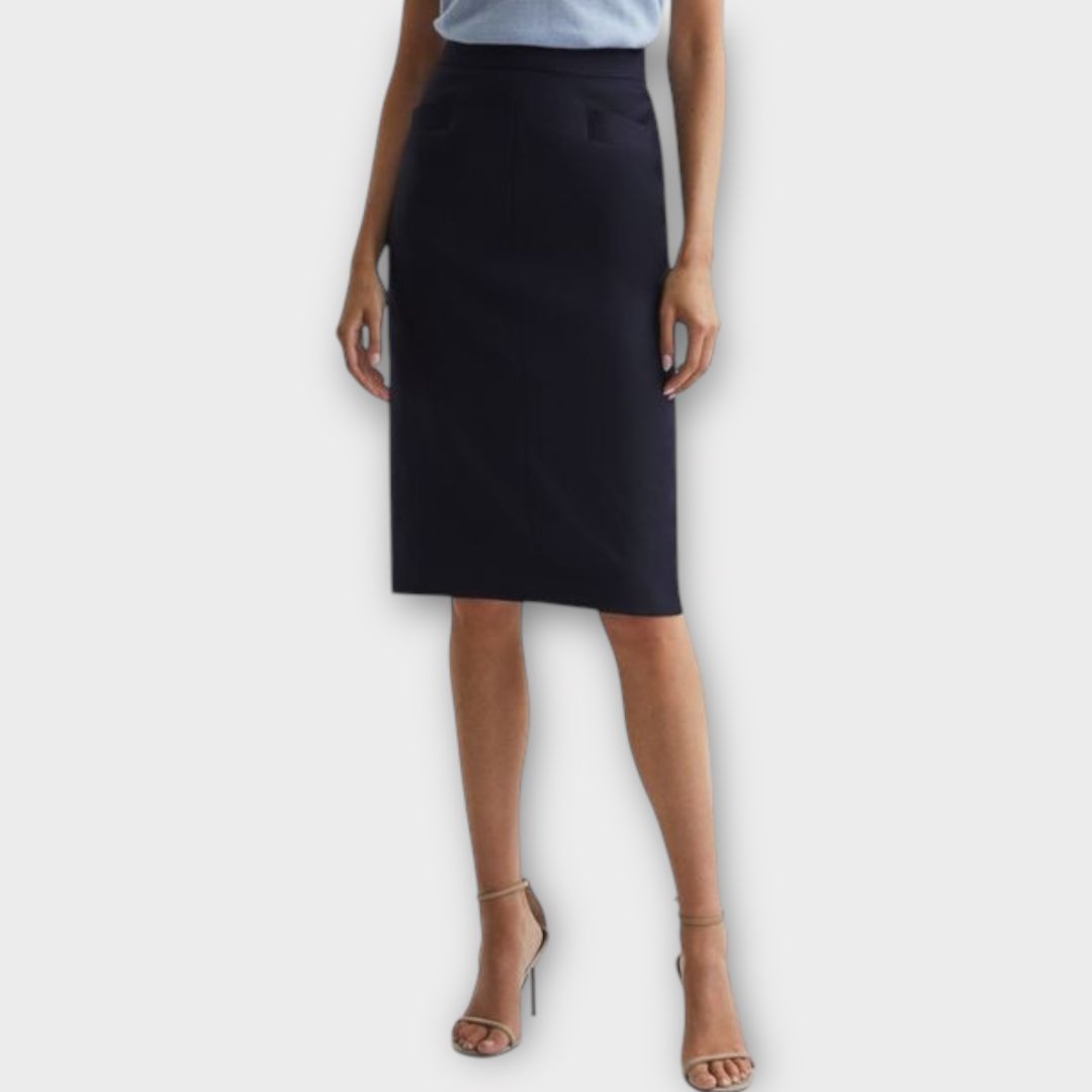 Reiss Hayes Wool Blend Pencil Skirt - 10