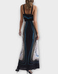 Reiss Hope Jewel Print Maxi Dress - 10