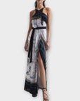 Reiss Hope Jewel Print Maxi Dress - 10