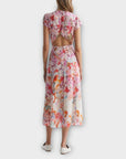 Reiss Ivy Floral Ombre Midi Dress - 12