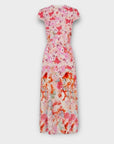 Reiss Ivy Floral Ombre Midi Dress - 12
