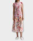Reiss Ivy Floral Ombre Midi Dress - 12
