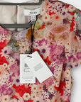 Reiss Ivy Floral Ombre Midi Dress - 12