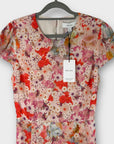 Reiss Ivy Floral Ombre Midi Dress - 12