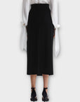 Reiss Leona Velvet Ruched Midi Skirt - 12
