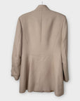 Reiss Mandarin Collar Regale Wool Blend Coat - L