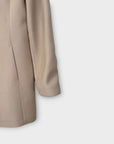 Reiss Mandarin Collar Regale Wool Blend Coat - L