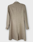 Reiss Mandie Wool Blend Contrast Collar Overcoat - 8
