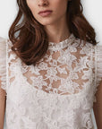 Reiss Marina Sleeveless Lace Top - 6