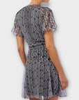 Reiss Mildred-Pleat Detail Mini Dress - 8