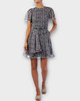 Reiss Mildred-Pleat Detail Mini Dress - 8